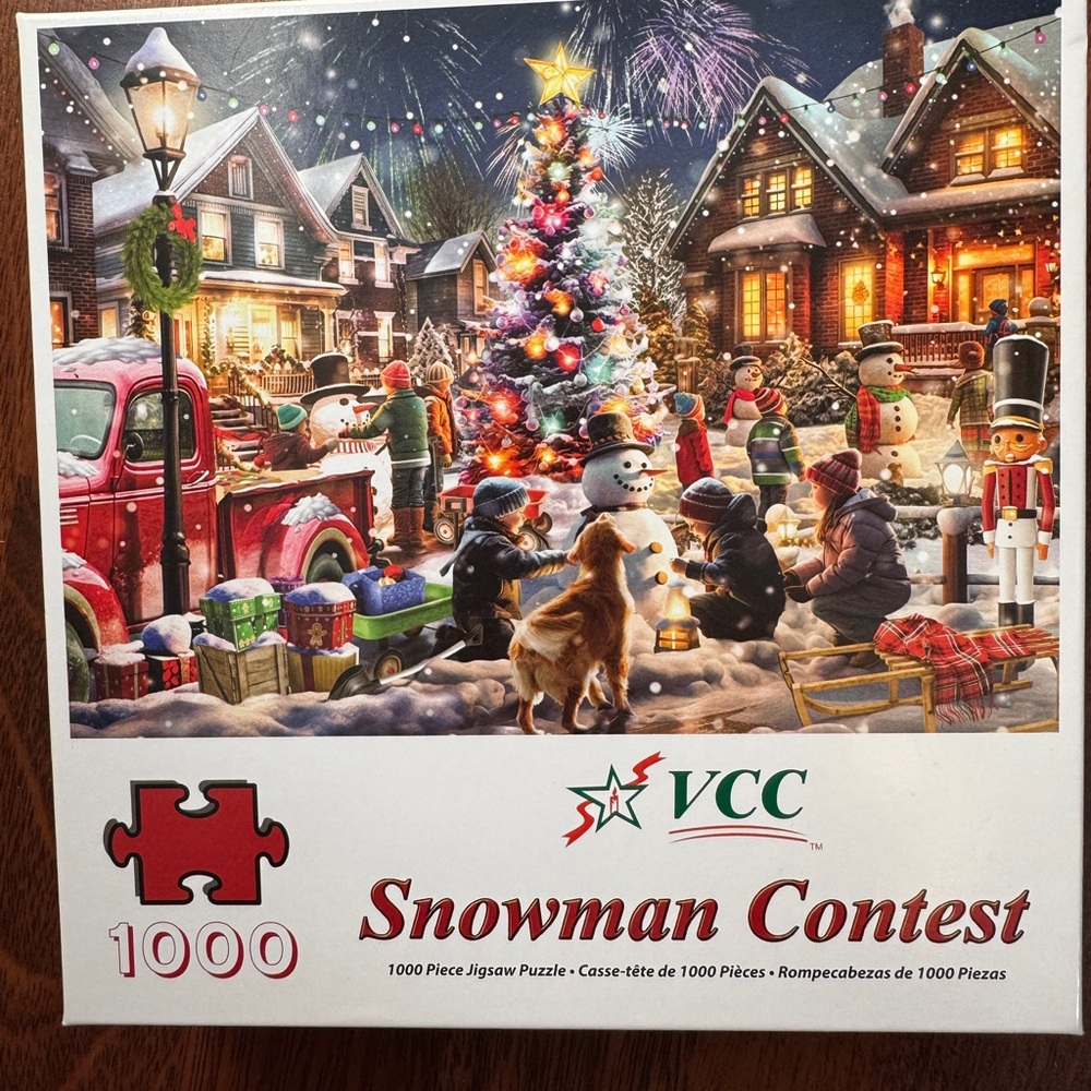 VCC Snowman Contest 1000 Piece Jigsaw Puzzle